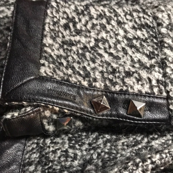 Sparkle & Fade cropped jacket Leather Trim Small - Picture 8 of 8